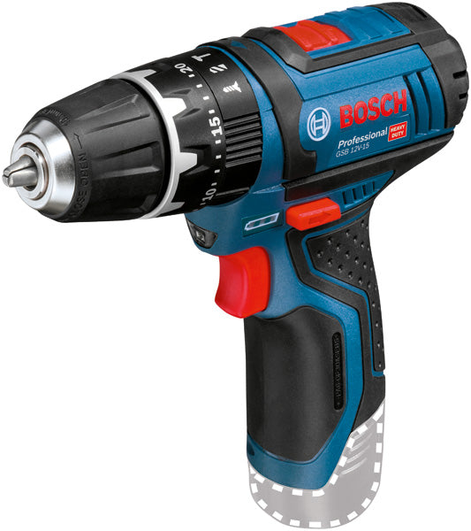 Furadeira combinada sem fio profissional Bosch GSB 12V-15
