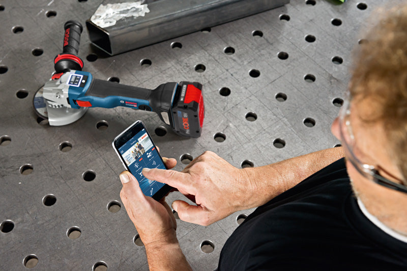 Bosch Cordless Angle Grinder GWS 18V-10 SC