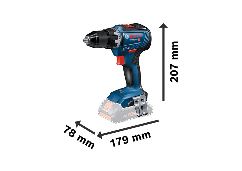 Bosch GSR 18V-55 caixa individual