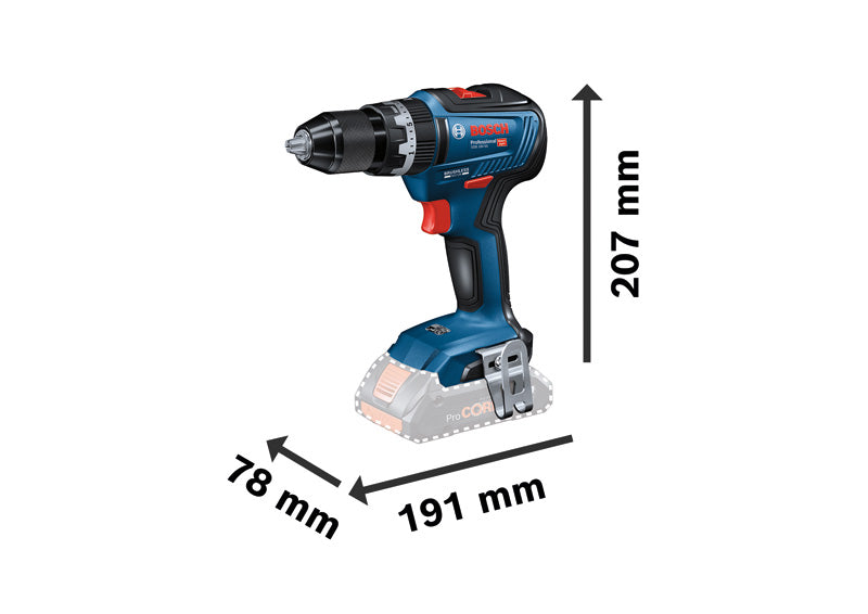 Berbequim sem fio Bosch (GSB 18V-55 Professional)