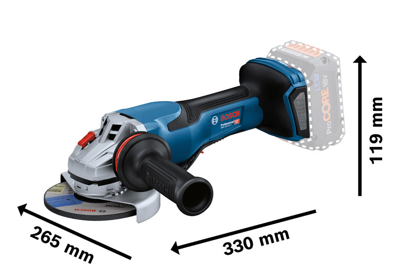 Bosch Cordless Angle Grinder GWS 18V-15 P