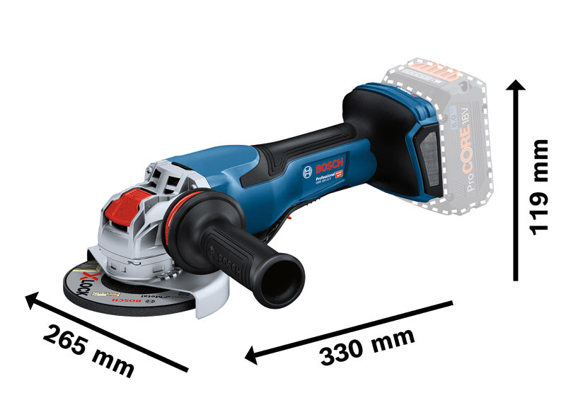Bosch Cordless Angle Grinder GWX 18V-15 P