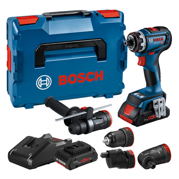 Berbequim/Aparafusador Bosch GSR 18V-90 FC FlexiClick + 2 baterias ProCORE de 4,0 Ah