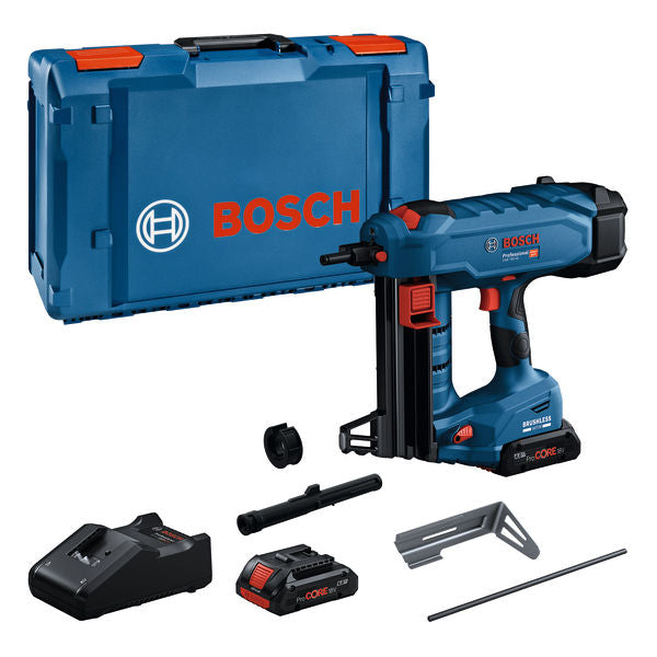 Pregador de betão Bosch Professional GNB 18V-40 + 2x4,0Ah