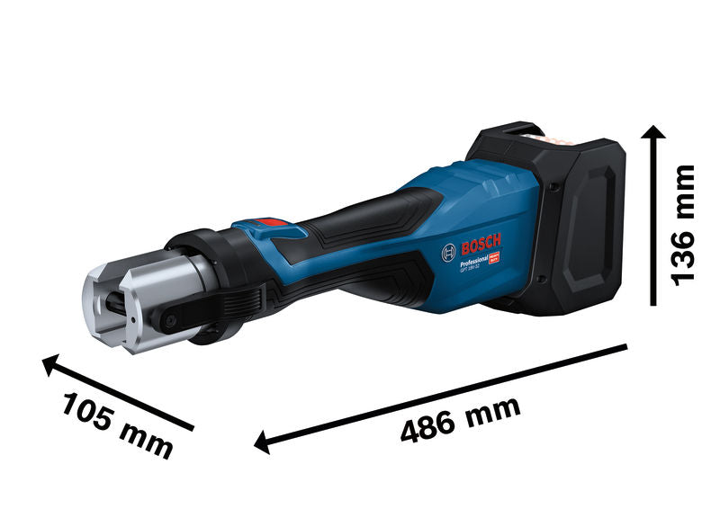 Bosch GPT 18V-32 Cordless Press Tool + 3xTH Jaws 16/20/26