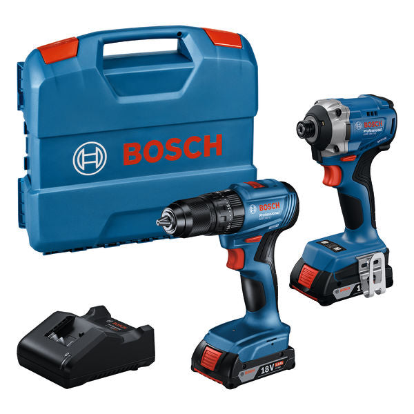 Kit combinado Bosch (GDR 18V-215 + GSB 185-LI + 2 x 2,0 Ah + GAL 18V-20 + Caja profesional)