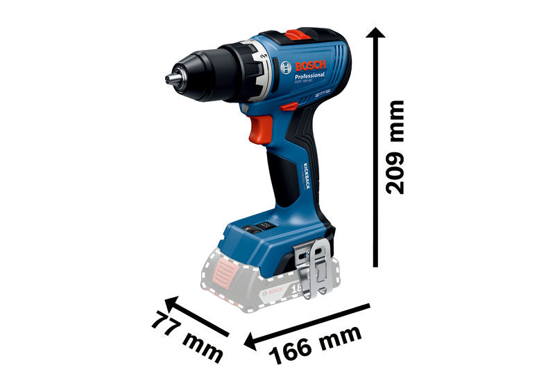 Bosch cordless screwdriver (GSR 18V-65 Professional)