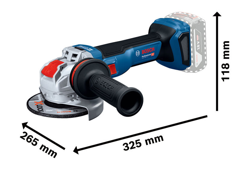 Rebarbadora com X-LOCK Bosch (GWX 18V-11 S Professional)