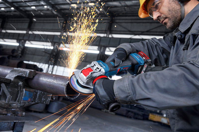 Angle grinder with Bosch X-LOCK (GWX18V-11PS Professional)