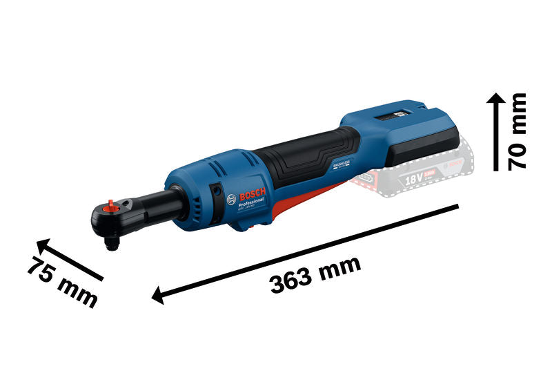 Chave de roquete sem fio Bosch (GRC 18V-60 Professional)