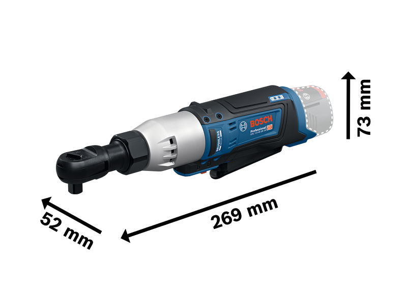 Bosch cordless ratchet wrench (GRC 12V-60 3/8 SN Professional)