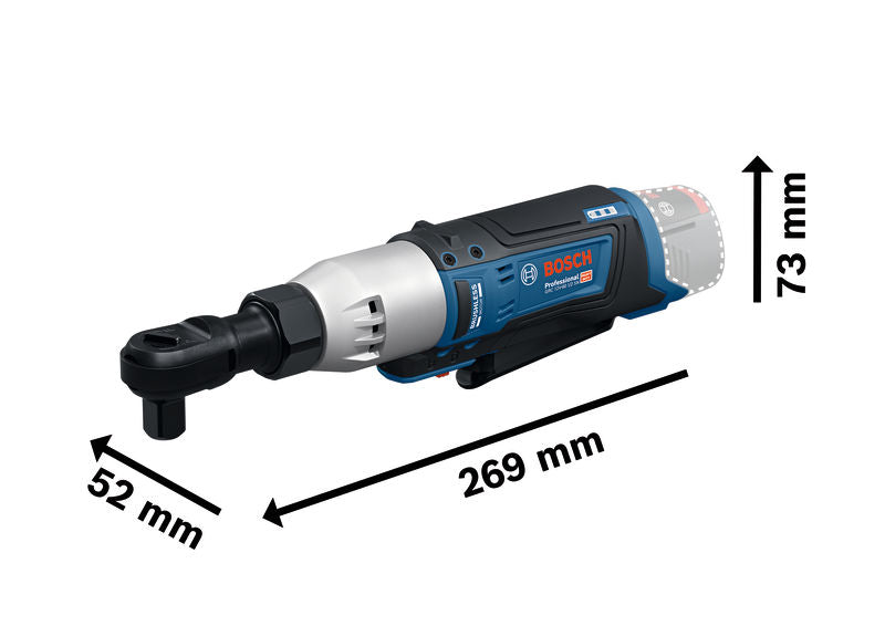 Llave de trinquete inalámbrica Bosch (GRC 12V-60 1/2 SN Professional)