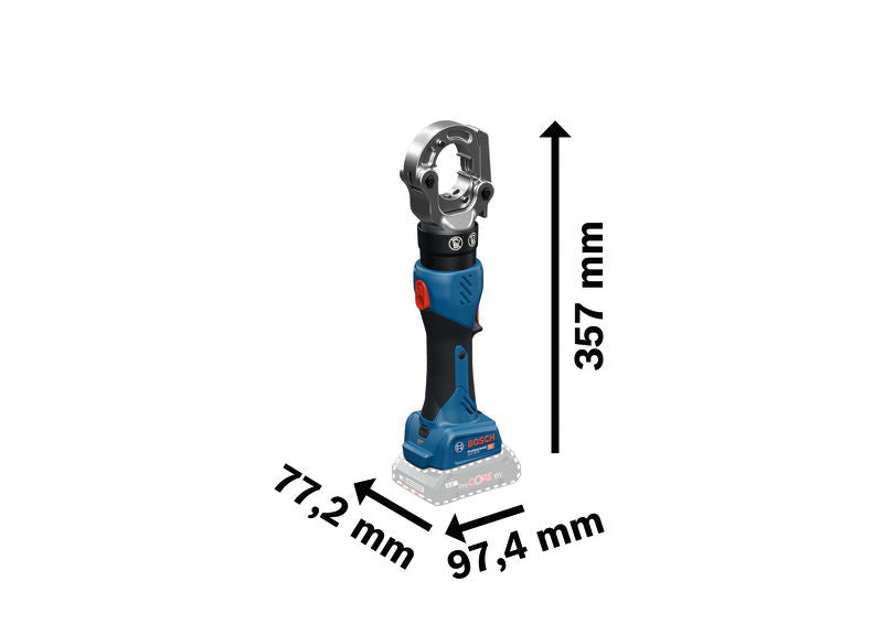 Ferramenta de cravação hidráulica elétrica Bosch GPH 18V-60