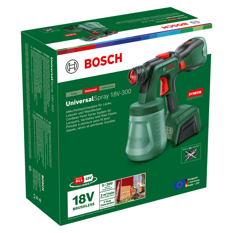 Bosch spray gun UniversalSpray 18V-300