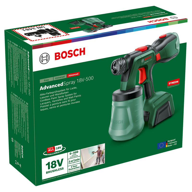 Bosch spray gun AdvancedSpray 18V-500