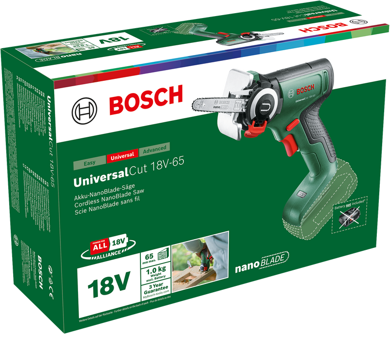 Bosch UniversalCut 18V-65 (Baretool)