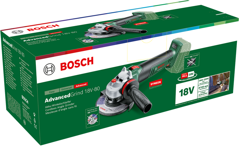 Bosch AdvancedGrind 18V-80 BT