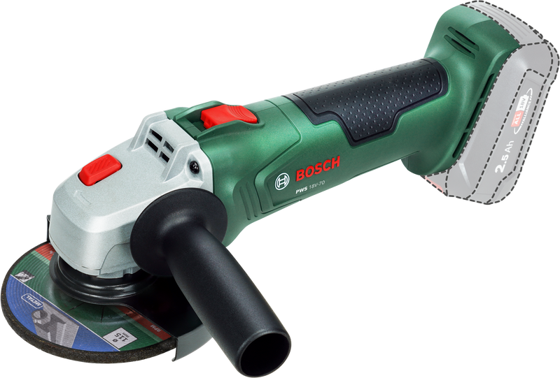 Amoladoras angulares inalámbricas Bosch Brico (PWS 18V-70)