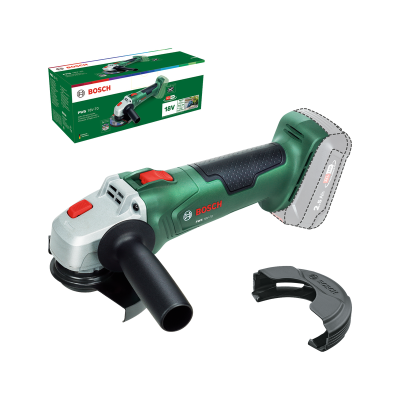 Amoladoras angulares inalámbricas Bosch Brico (PWS 18V-70)