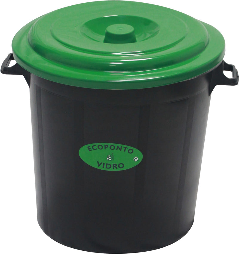 Balde Lixo, Verde, 50L
