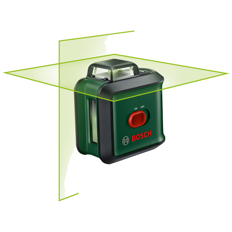 Bosch UniversalLevel 360 Cross Line Laser - Green Beam + Tripod & Accessories