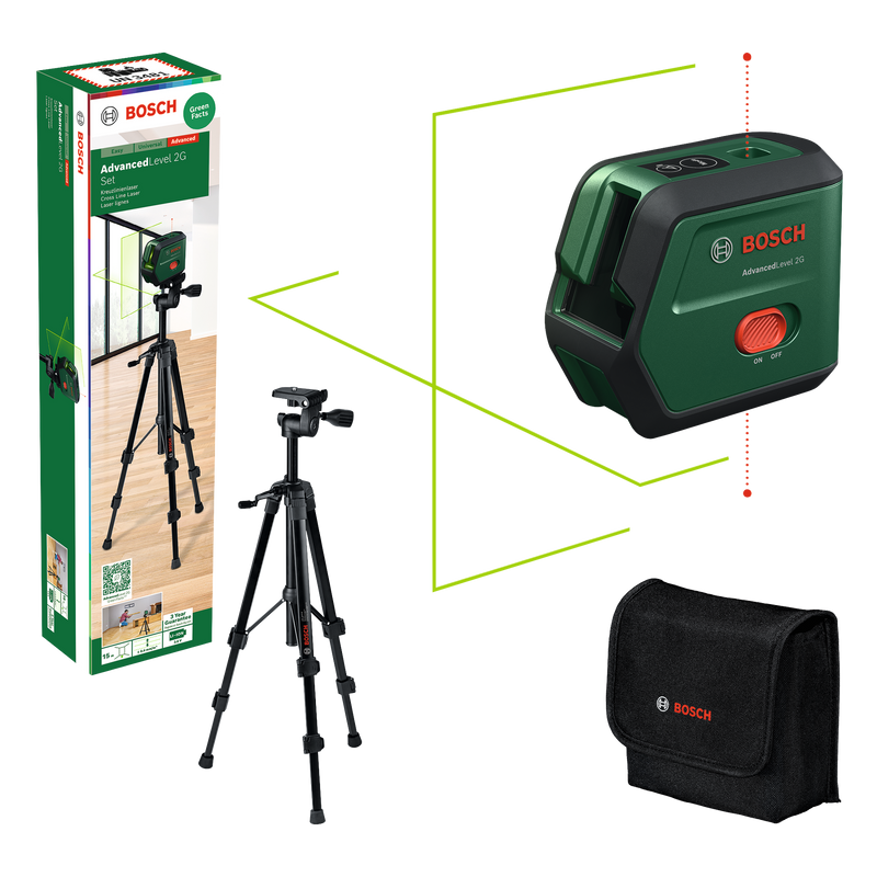 Bosch Laser Level AdvancedLevel 2G Set