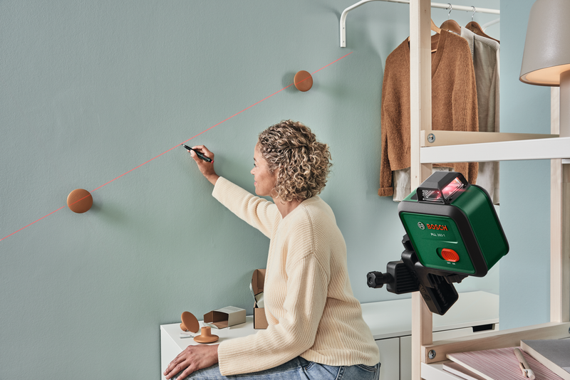 Nível laser de linhas Bosch Measuring (Conjunto PLL 360-1 Professional)