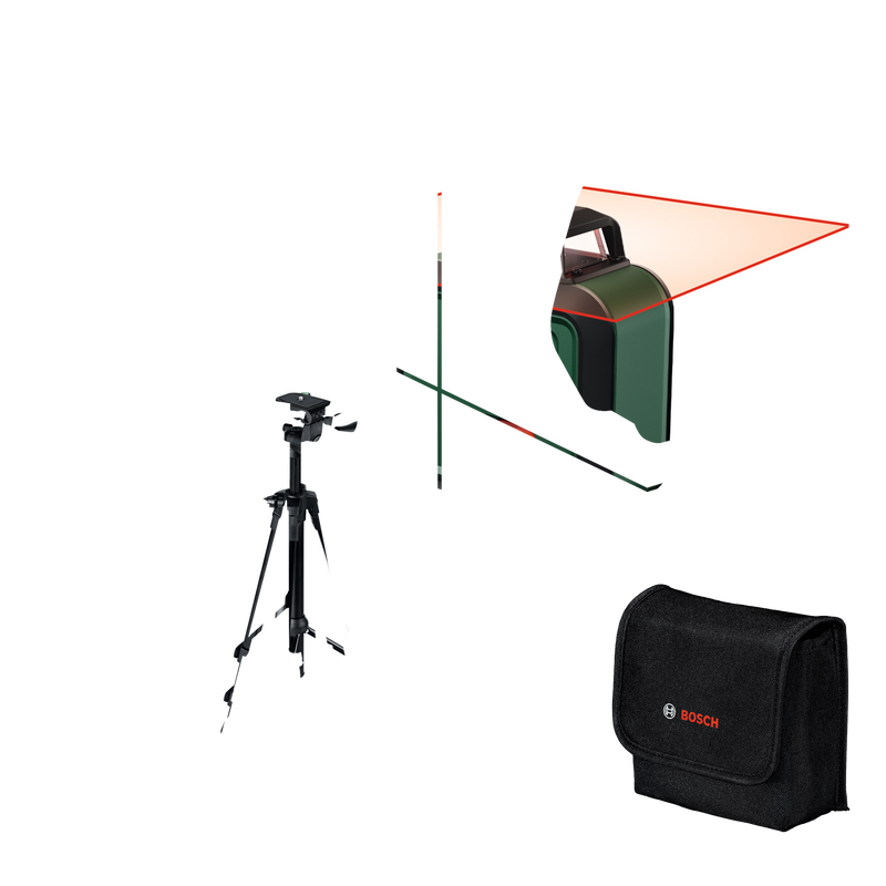 Nível laser de linhas Bosch Measuring (Conjunto PLL 360-1 Professional)