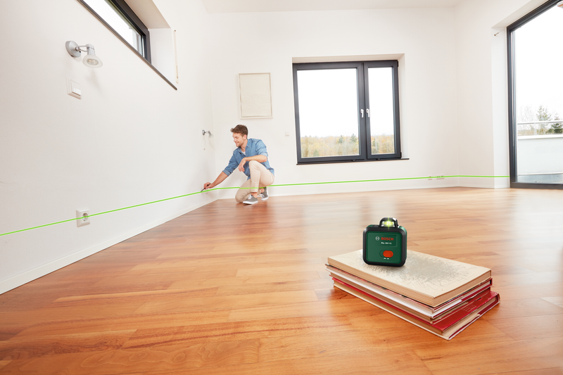 Nível laser de linhas Bosch Measuring (Conjunto PLL 360-1G Professional)