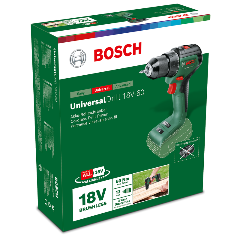 Bosch UniversalDrill 18V-60 BT