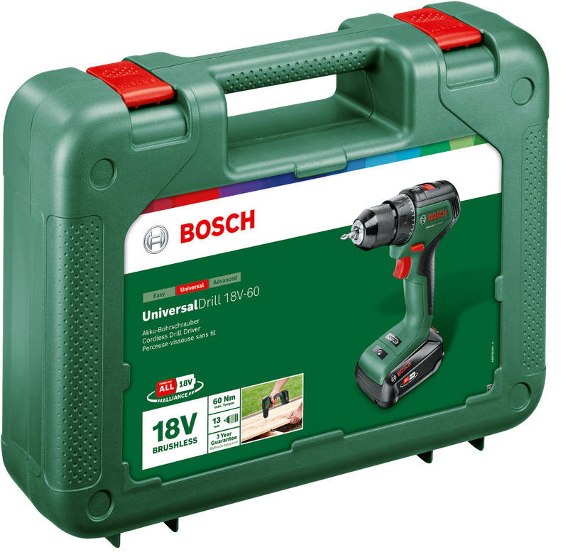 Bosch UniversalDrill 18V-60