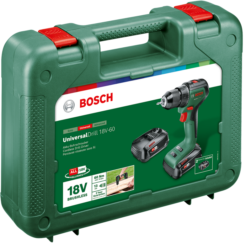 Bosch UniversalDrill 18V-60
