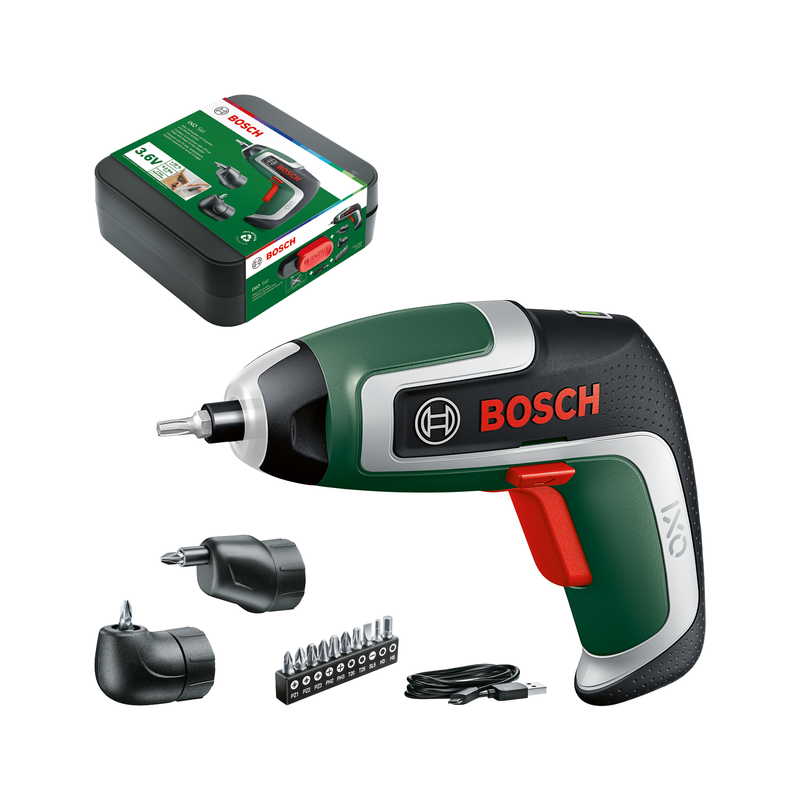 Chave de fendas Bosch IXO 7 - 3,6 V com acessórios