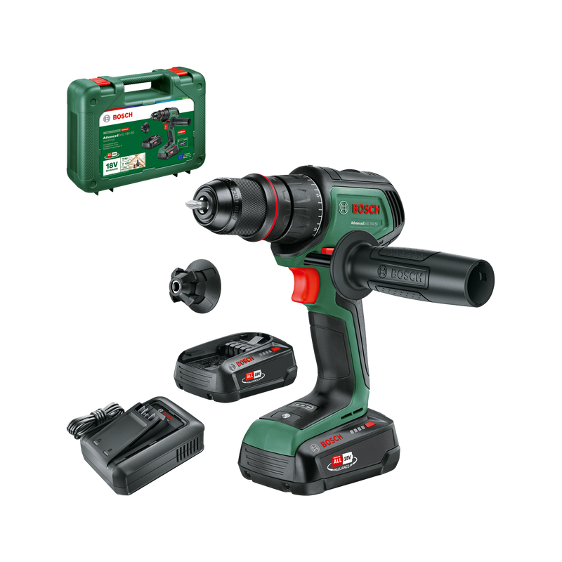 Bosch AdvancedDrill 18V-80 Quicksnap 2x2,5 Ah