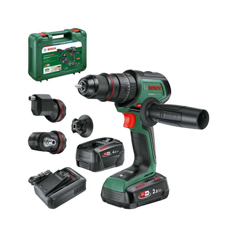 Bosch AdvancedImpact 18V-80 Quicksnap 2+4Ah