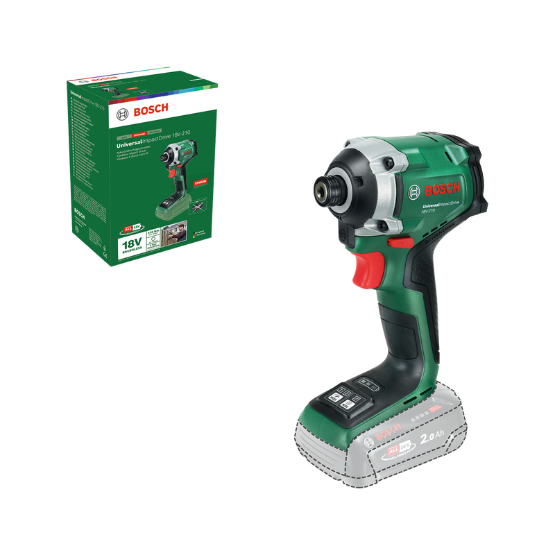Aparafusadora de impacto Bosch Brico (UID 18V-210)