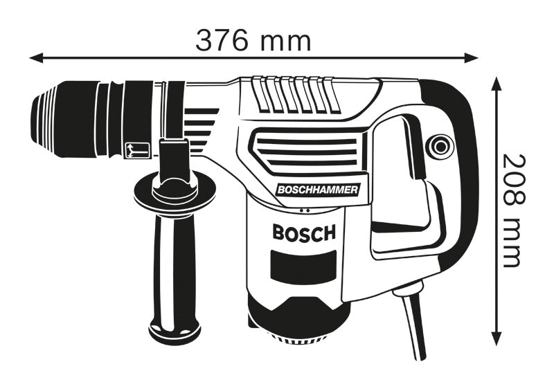 Martelo de demolição SDS-Plus Bosch GSH 3 Professional