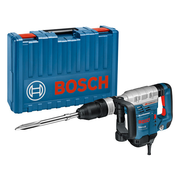 Martillo demoledor profesional Bosch GSH 5 CE - 1150 W, 8,3 J