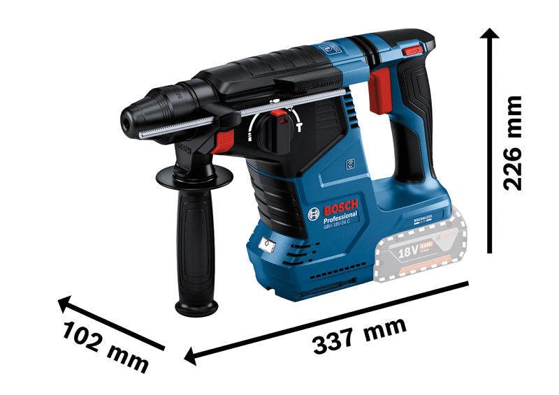 Bosch Cordless Rotary Hammer GBH 18V-24 C