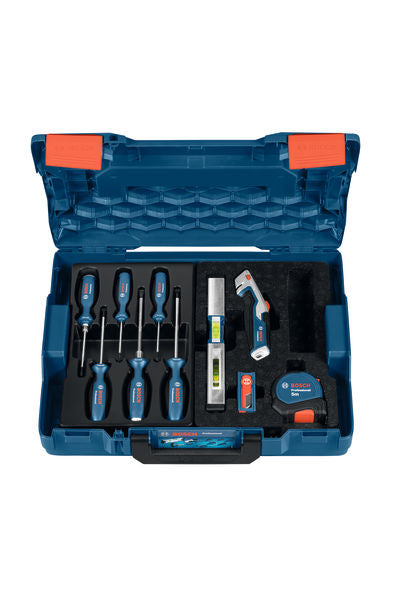 Conjunto misto Bosch 13 peças + conjunto de chaves de fendas