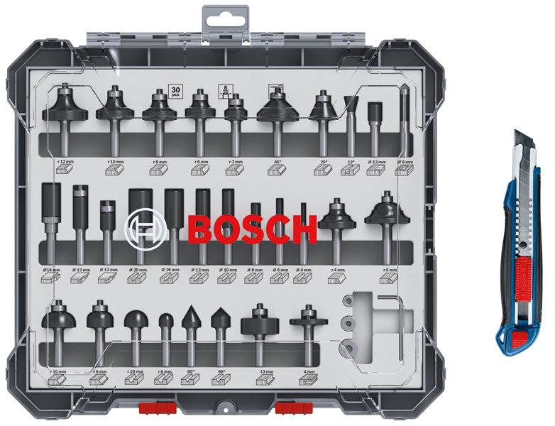 Bosch Kit 30 cutters + knife