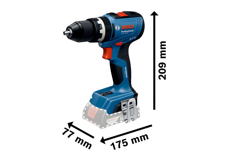 Kit combinado Bosch (Kit de 5 ferramentas de 18 V: GSB+GBH+GWS+GSA+GLI+3x5+GAL Professional)
