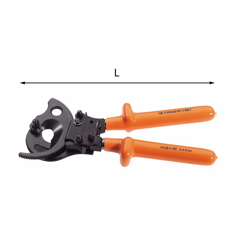 USAG (083 VSE A) Cortadores de cabos para cabos de cobre e alumínio - 1000 V