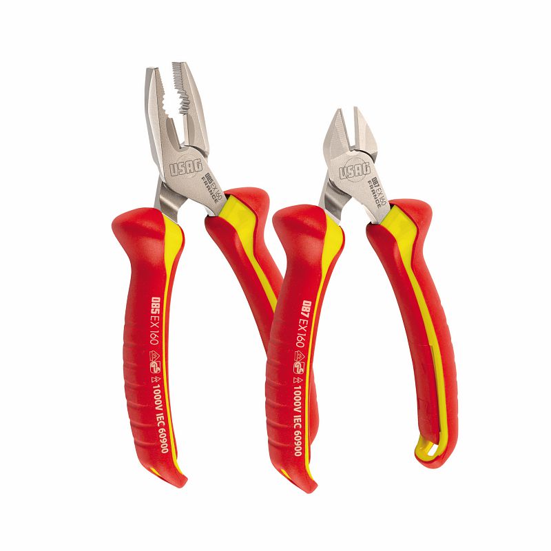 USAG (085 EX/SE2) Sortido com alicate de combinação e alicate de corte diagonal - 1000 V (2 unidades)