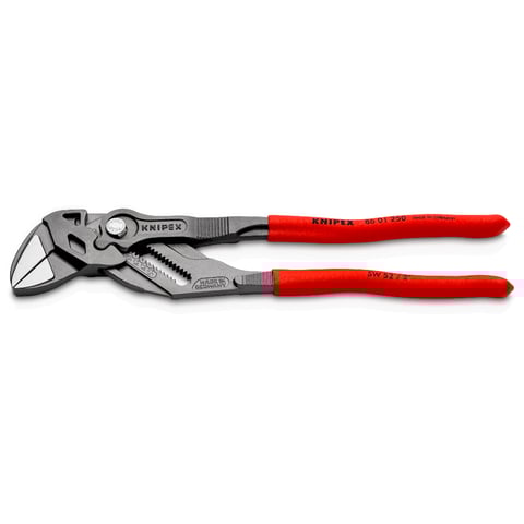 Alicate e chave Knipex (86 01 250) - Uma ferramenta multifuncional que combina um alicate e uma chave.