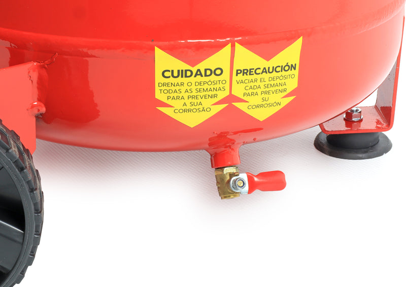 Compresor de aire vertical, 50 L, 2 HP, 8 bar - MADER®