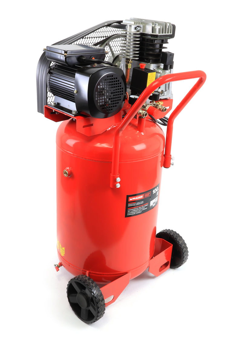 Compressor de Ar Vertical, 100L, 3Hp, 10Bar