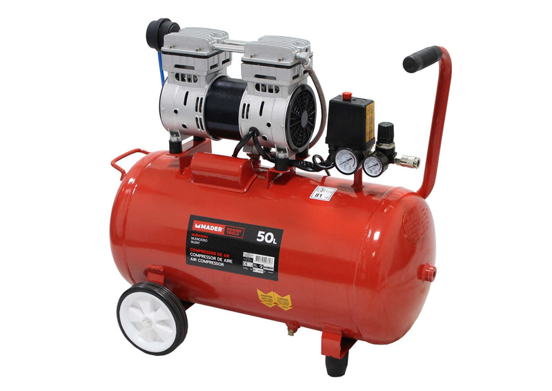 Compressor de Ar Monobloco, 50L, 1hp, Silencioso