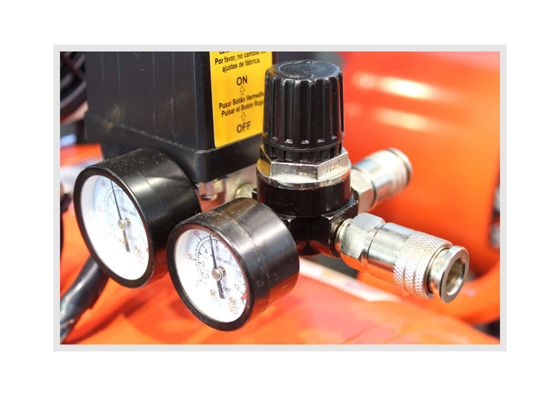 Compresor de aire monobloque, 100L, 2hp, silencioso - MADER®