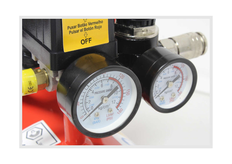 Air Compressor, Monoblock, 6L, 0.75hp, Silent - MADER®